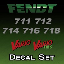 Fendt 711, 712, 714, 716, 718, 720, 722 Vario TMS Traktor Aufkleber