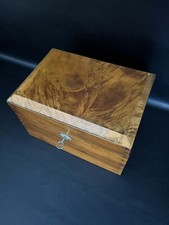 Antik alt Schatulle Holzkiste