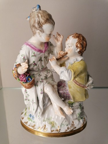 Kpm berlin figur kinder mit - kpm, berlin,