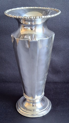 Antike versilberte blumenvase - antike,