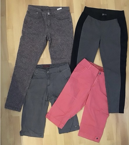 Damenhosen 2 caprihosen 38 - =,