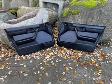 2 Türverkleidungen vorne Individual amaretta / schwarz für BMW E34 M5 vFl