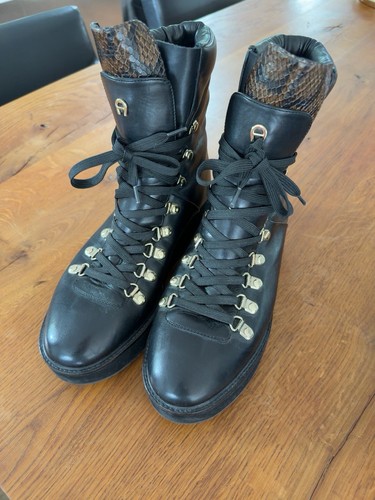 Aigner boots stiefel leder - boots,