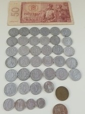 50 Korun 1964 Tschechoslowakei , Banknoten Papiergeld Geldschein J06 + MÜNZEN 