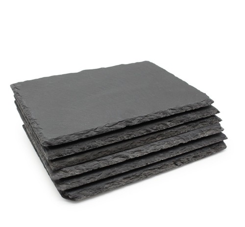Schiefer käsebretter tischset - schiefer,