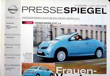 256303) Nissan Micra CC - Pressestimmen - Prospekt 01/2006