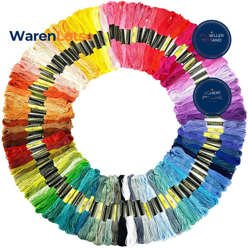 Stickgarn set 100 farben - stickgarn,