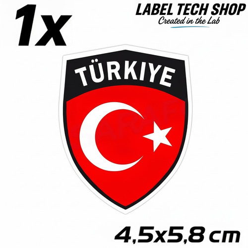 Türkei aufkleber türkiye - 1x,