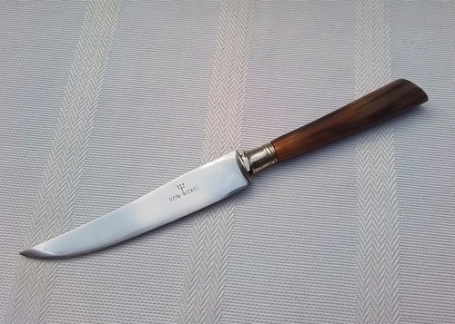 Antikes messer mit horngriff - messer,