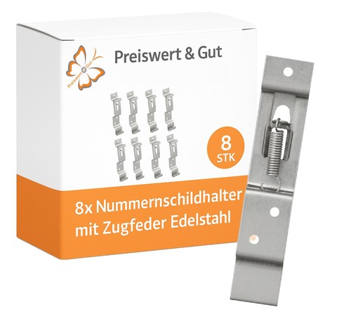 Kennzeichenhalter - 8x,