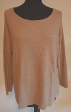 MADE in ITALY ❤ Pullover Pulli Überwurf Wolle camel ❤ Gr. XL 46/48 ❤ LAGENLOOK