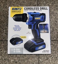 Kinzo Akkuschrauber - 14.4V - Blau - Akku-Bohrmaschine - Variable Drehzahl