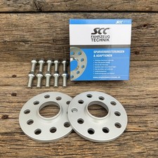 SCC Spurverbreiterung 30mm 2x15mm für VW 5x100 5x112 + Radschrauben Spurplatten
