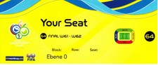 Ticket WM Finale Deutschland 9 Juli 2006 Berlin: Italien - Frankreich Spiel 64.