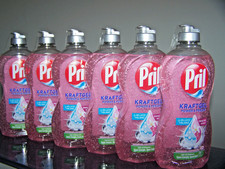 6 x 450ml PRIL Kraftgel Power & Perlen Granatapfel & Orangenblüte