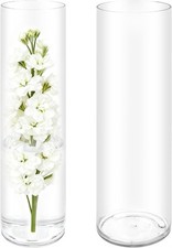 Transparente acryl blumenvase - transparente,