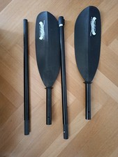 Kajak Paddel Ruder Doppel für Schlauchboot Alu 230-240 CM Verstellbar Gebraucht