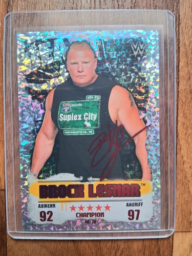 Wwe brock lesnar trading card - wwe,