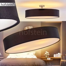 Deckenleuchte Leuchte Design Deckenstrahler Lampe Deckenlampe schwarz Stoff