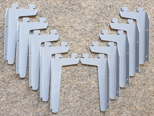 10x metall einlochträger - 10x,