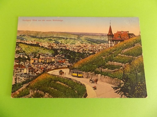 Alte postkarte stuttgart - postkarte,