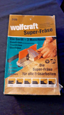 Universal Wolfcraft Holzfräse, Vorsatz für die Bohrmaschine, gebraucht.