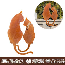 2x Rostige Katzen Edelrost