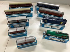Märklin H0, Konvolut 9 Stück Güter- und Personenwagen, Top Sammlerzustand