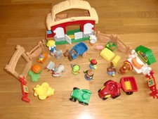 Großer Bauernhof mit vielen Figuren von Fisher Price Little Poeble