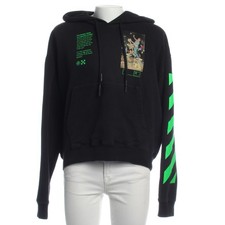 Hoodie Off-White Schwarz Neon L