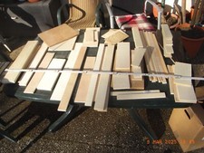 Bastelholz, Modellbau, Basteln, Reste aus Schreinerlehrwerkstatt, NR 2 ...