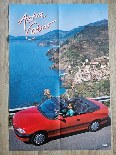 Opel astra cabrio poster 52x - ,
