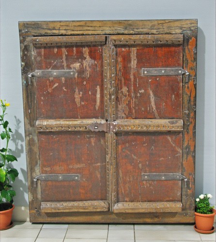 Antik holz wand decow fenster - holz,