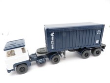 276HO /32 - Wiking H0 - Scania 111 Container Sattelzug ICL blau/weiß