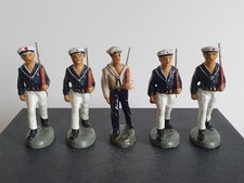 5 Elastolin Lineol Soldaten