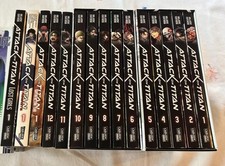 Attack On Titan Manga Band 1-12 und 3 Zusatzbände Deutsch