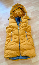 FUCHS SCHMITT - Daunen-Weste lang, Gelb, Gr. 38, HNP!