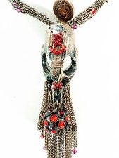 Konplott by Miranda Kette 80 cm mit  Anhänger 11 cm Spell on you  Scull