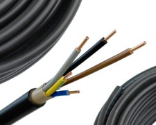 (2,48€/m)NYY-J 5x2,5mm² / 5G2,5 Erdkabel Meterware 10-100m