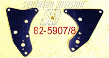82-5907/8 rear engine plates Triumph 650 unit F5907 F5908 Oldschool Starrahmen