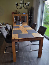 Esstisch Stühle Swinger anthrazit 5 Stück, gebraucht