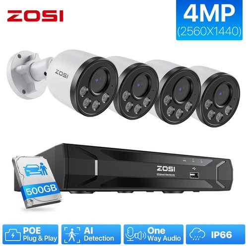 Zosi 4mp poe überwachung - zosi,