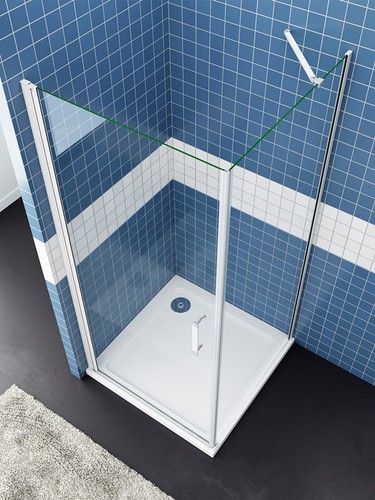 Duschkabine dusche eckeinstieg - dusche,