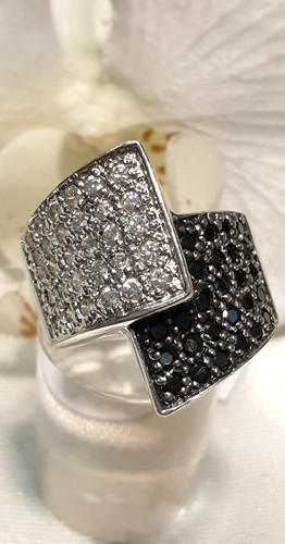 Breiter 925 silber ring - silber,