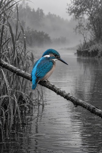 Eisvogel poster din - eisvogel, a3