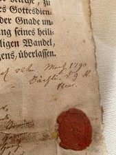 Dokument Kirche 1790 Mit