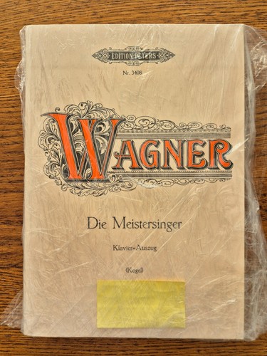 Wagner die meistersinger von - wagner,