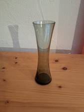 Kleine Rauchglas Vase 60er Jahre