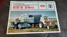 VEB KOMBINAT FORTSCHRITT DDR LANDMASCHINEN PROSPEKT FELDHÄCKSLER E 280 LPG RAR
