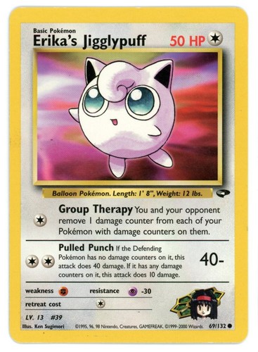 Erika jigglypuff 132 - erika's, 69/132